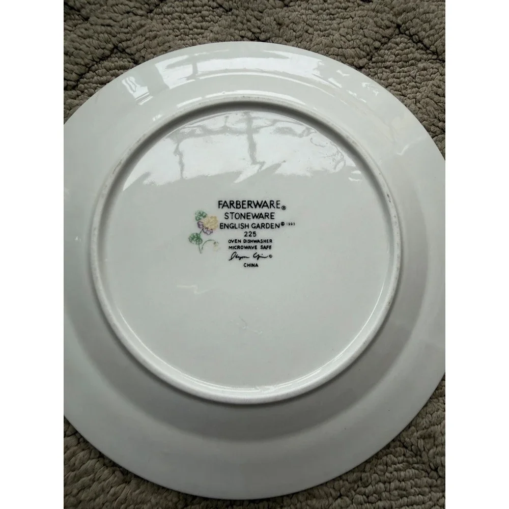 English Garden Salad Plate 7 1/2